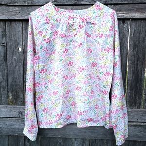 Brand new!! New cute Talbot kids colorful floral print long sleeve top sz 20